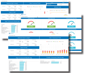 Claim Statistics, First Pass Yield, Performance dashboards